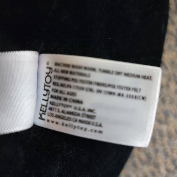 NWOT Squishmallows Holiday Black Green Cat Cleo Kitty Kitten 12” Kellytoy 2019 - Picture 10 of 11